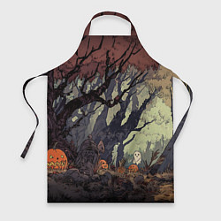 Фартук кулинарный Призрачный лес, цвет: 3D-принт