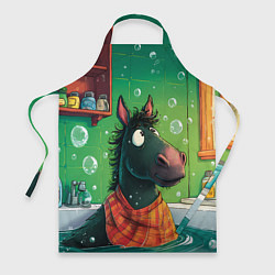 Фартук Лошадь моется в ванной