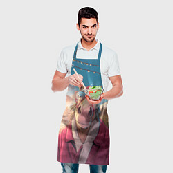 Фартук кулинарный Удивленная лошадь в очках, цвет: 3D-принт — фото 2