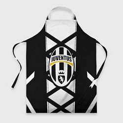 Фартук кулинарный Ювентус геометрия полосы линии, цвет: 3D-принт