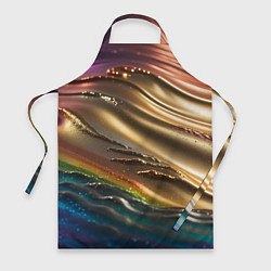 Фартук кулинарный Переливающийся расплавленный металл, цвет: 3D-принт