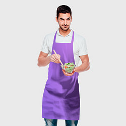 Фартук кулинарный The color is purple, цвет: 3D-принт — фото 2