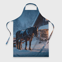 Фартук Лошадь у избы