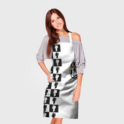 Фартук кулинарный Ювентус паттерн люди, цвет: 3D-принт — фото 2