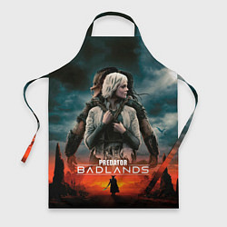 Фартук кулинарный Главные герои Хищник планета смерти, цвет: 3D-принт