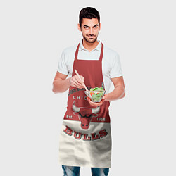 Фартук кулинарный NBA Bulls Vintage, цвет: 3D-принт — фото 2