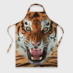 Фартук кулинарный Взгляд тигра, цвет: 3D-принт