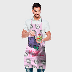 Фартук кулинарный Drop Dead: Meow, цвет: 3D-принт — фото 2