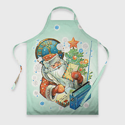 Фартук кулинарный Дед мороз, цвет: 3D-принт