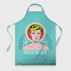 Фартук кулинарный David Bowie: pop-art, цвет: 3D-принт