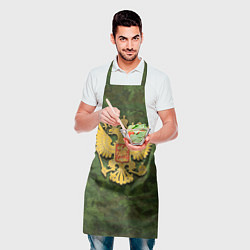 Фартук кулинарный Герб на камуфляже, цвет: 3D-принт — фото 2