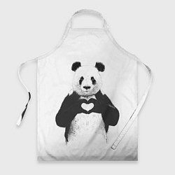 Фартук кулинарный Panda Love, цвет: 3D-принт