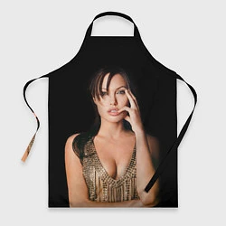 Фартук кулинарный Angelina Jolie, цвет: 3D-принт
