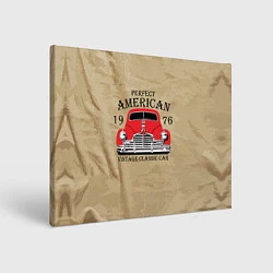 Картина прямоугольная American retro auto