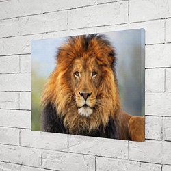 Холст прямоугольный Красавец лев, цвет: 3D-принт — фото 2