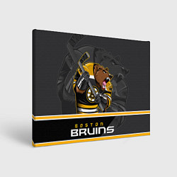 Холст прямоугольный Boston Bruins, цвет: 3D-принт