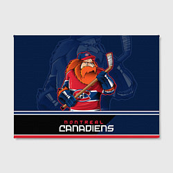 Холст прямоугольный Montreal Canadiens, цвет: 3D-принт — фото 2