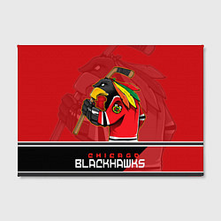 Холст прямоугольный Chicago Blackhawks, цвет: 3D-принт — фото 2