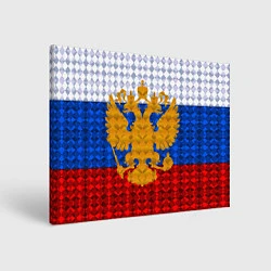 Картина прямоугольная Россия: полигоны