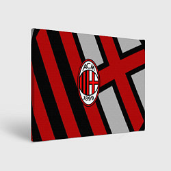 Холст прямоугольный Milan FC 1899, цвет: 3D-принт