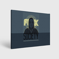 Картина прямоугольная Fuck Society