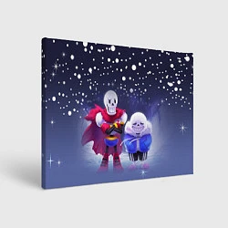 Картина прямоугольная Sans & Papyrus