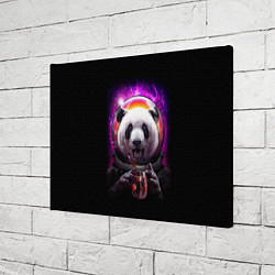 Холст прямоугольный Panda Cosmonaut, цвет: 3D-принт — фото 2