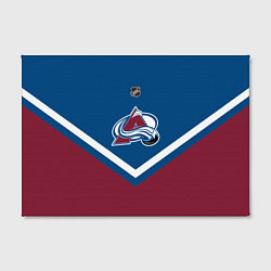Холст прямоугольный NHL: Colorado Avalanche, цвет: 3D-принт — фото 2