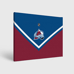Холст прямоугольный NHL: Colorado Avalanche, цвет: 3D-принт