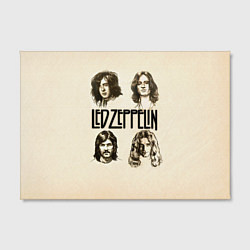 Холст прямоугольный Led Zeppelin Guys, цвет: 3D-принт — фото 2