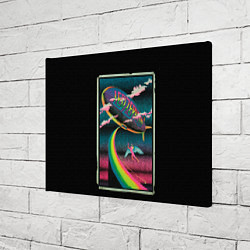 Холст прямоугольный Led Zeppelin: Colour Fly, цвет: 3D-принт — фото 2