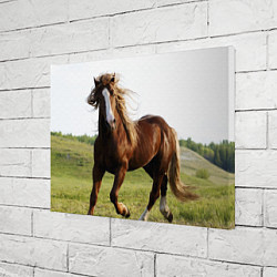 Холст прямоугольный Бегущая лошадь, цвет: 3D-принт — фото 2