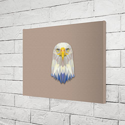 Холст прямоугольный Геометрический орел, цвет: 3D-принт — фото 2
