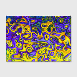Холст прямоугольный Цветная текстура, цвет: 3D-принт — фото 2