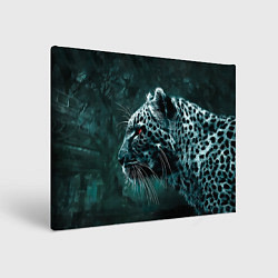 Холст прямоугольный Леопард, цвет: 3D-принт