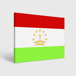 Картина прямоугольная Флаг Таджикистана