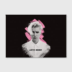 Холст прямоугольный Justin Bieber: Pink Splash, цвет: 3D-принт — фото 2