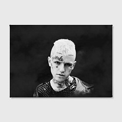 Холст прямоугольный Lil Peep: Black Edition, цвет: 3D-принт — фото 2