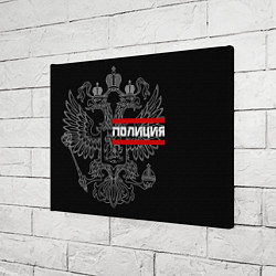 Холст прямоугольный Полиция: герб РФ, цвет: 3D-принт — фото 2