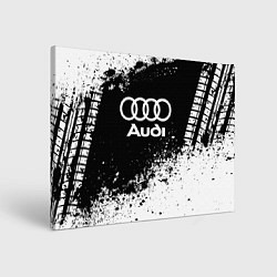 Холст прямоугольный Audi: Black Spray, цвет: 3D-принт