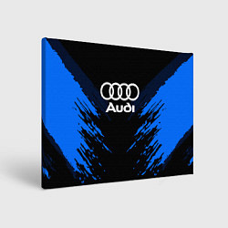 Холст прямоугольный Audi: Blue Anger, цвет: 3D-принт