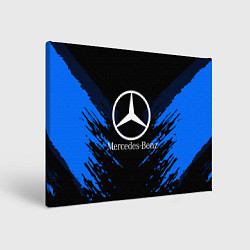 Холст прямоугольный Mercedes-Benz: Blue Anger, цвет: 3D-принт