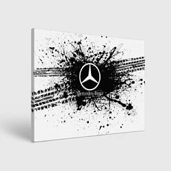 Картина прямоугольная Mercedes-Benz: Black Spray