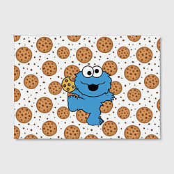 Холст прямоугольный Cookie Monster, цвет: 3D-принт — фото 2