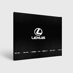 Картина прямоугольная Lexus: Black Abstract