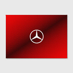 Холст прямоугольный Mercedes: Red Carbon, цвет: 3D-принт — фото 2