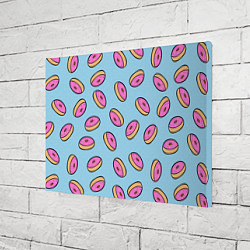 Холст прямоугольный Стиль пончиков, цвет: 3D-принт — фото 2