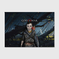 Холст прямоугольный God of War: Atreus, цвет: 3D-принт — фото 2