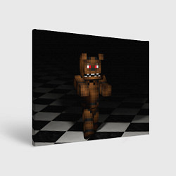 Картина прямоугольная Minecraft: Freddy FNAF