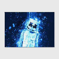 Холст прямоугольный Marshmello: Blue Liquid, цвет: 3D-принт — фото 2